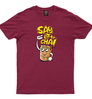 Say Ho to Chai_Maroon