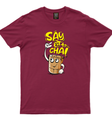 Say Ho to Chai_Maroon