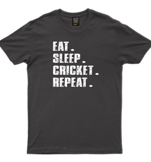 Eat Sleep Cricket_black